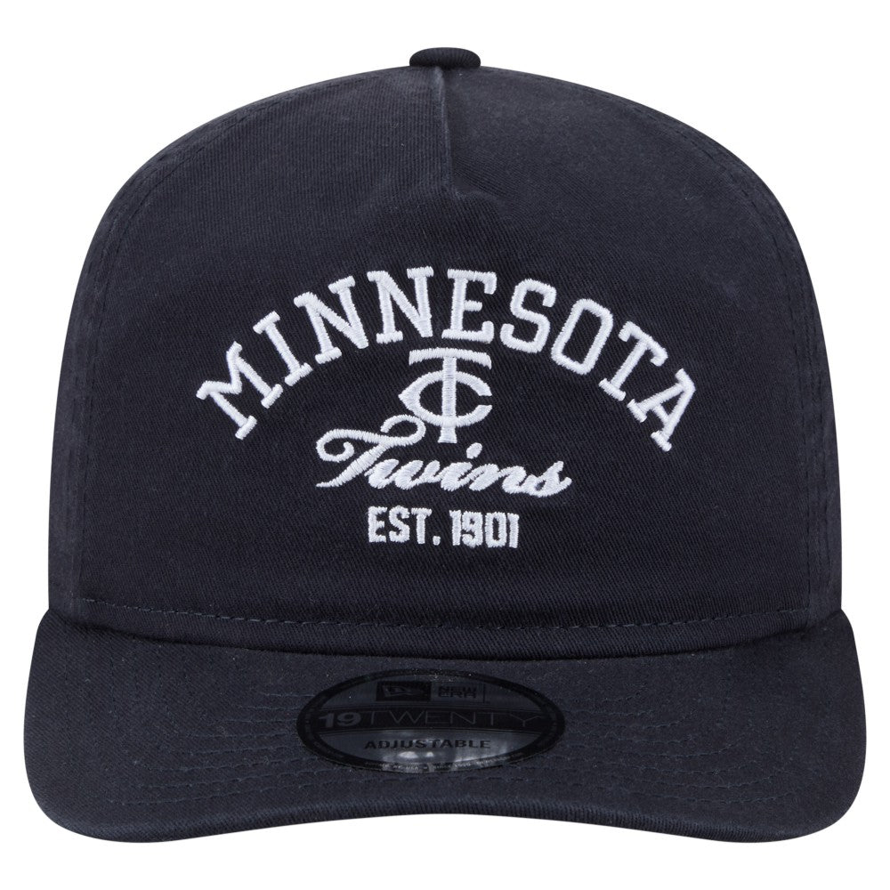 Minnesota Twins Stacked 19TWENTY Adjustable Hat Navy