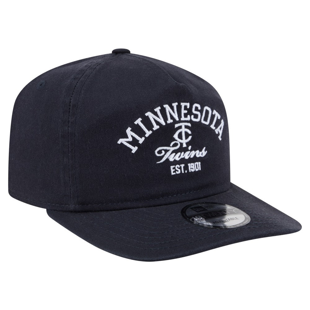 Minnesota Twins Stacked 19TWENTY Adjustable Hat Navy