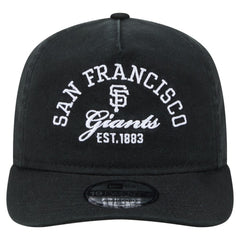 San Francisco Giants Stacked 19TWENTY Adjustable Hat Black