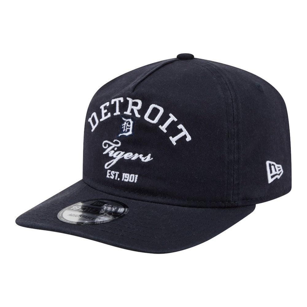 Detroit Tigers Stacked 19TWENTY Adjustable Hat Navy