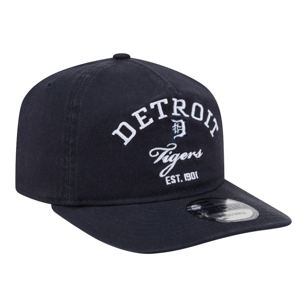 Detroit Tigers Stacked 19TWENTY Adjustable Hat Navy
