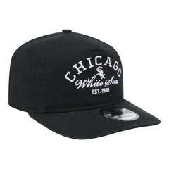Chicago White Sox Stacked 19TWENTY Adjustable Hat Black