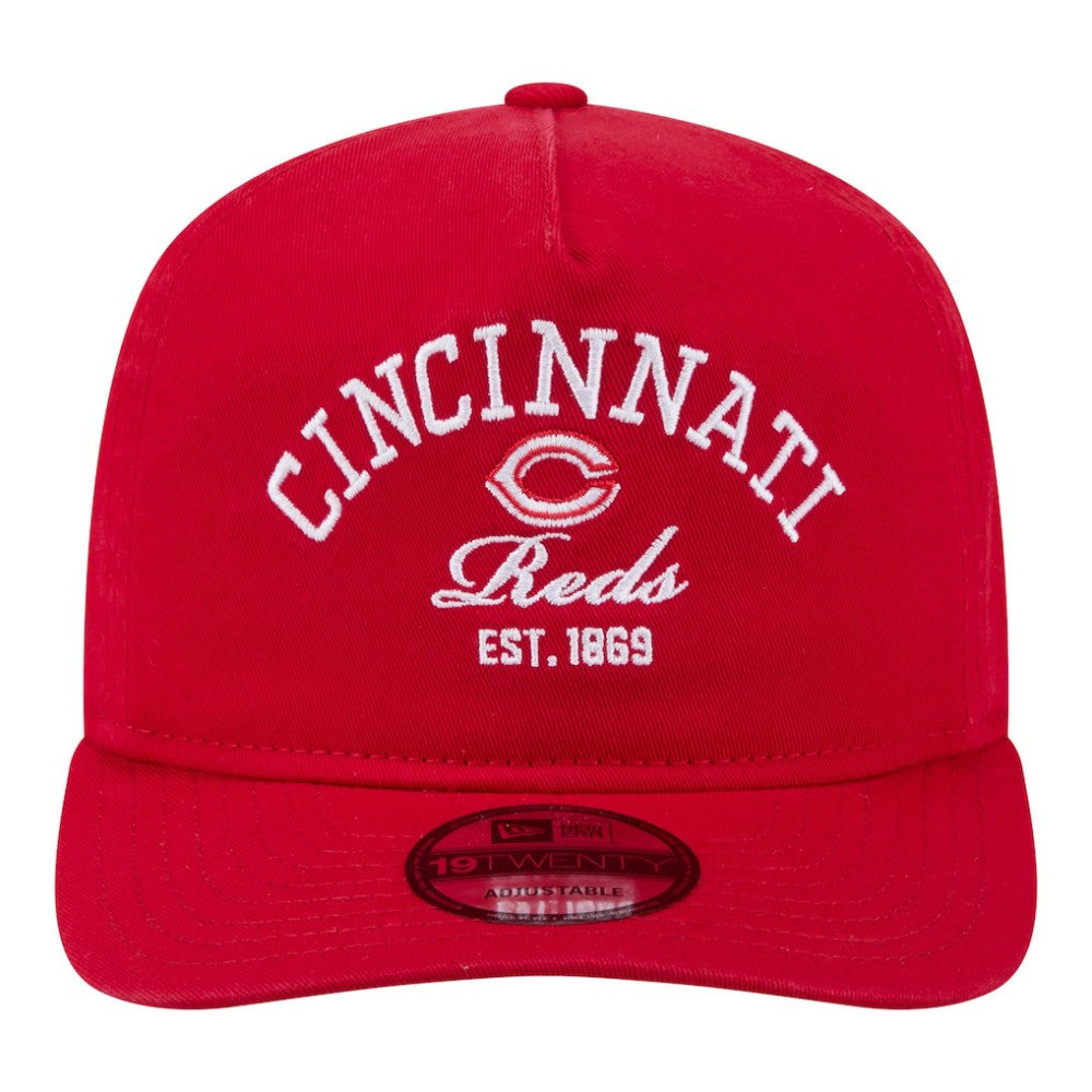 Cincinnati Reds Stacked 19TWENTY Adjustable Hat Red