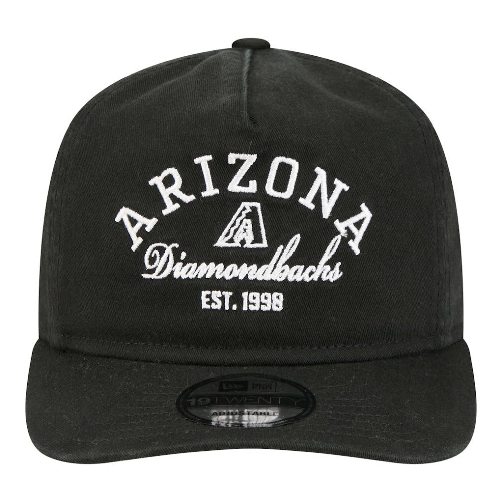 Arizona Diamondbacks Stacked 19TWENTY Adjustable Hat Black