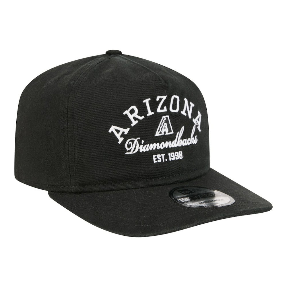 Arizona Diamondbacks Stacked 19TWENTY Adjustable Hat Black