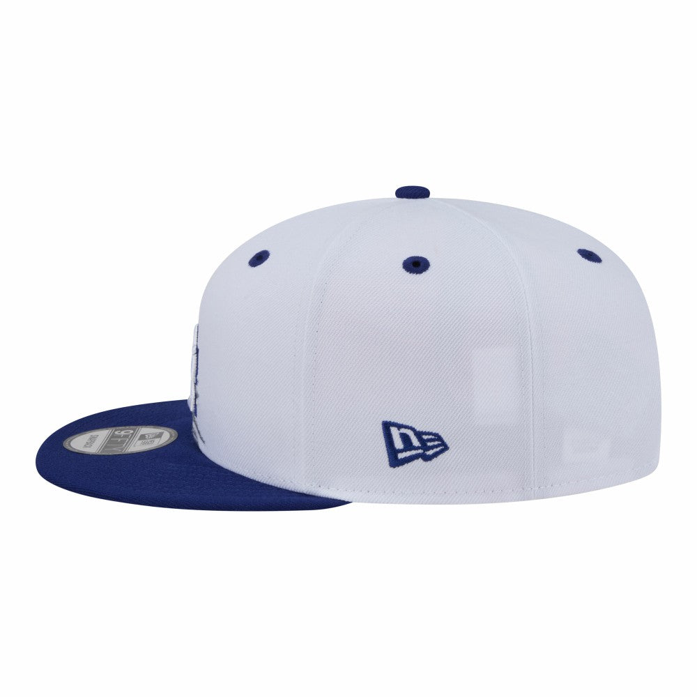 Los Angeles Dodgers 9FIFTY Snapback Hat White/Royal