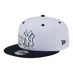 New York Yankees 9FIFTY Snapback Hat White/Navy