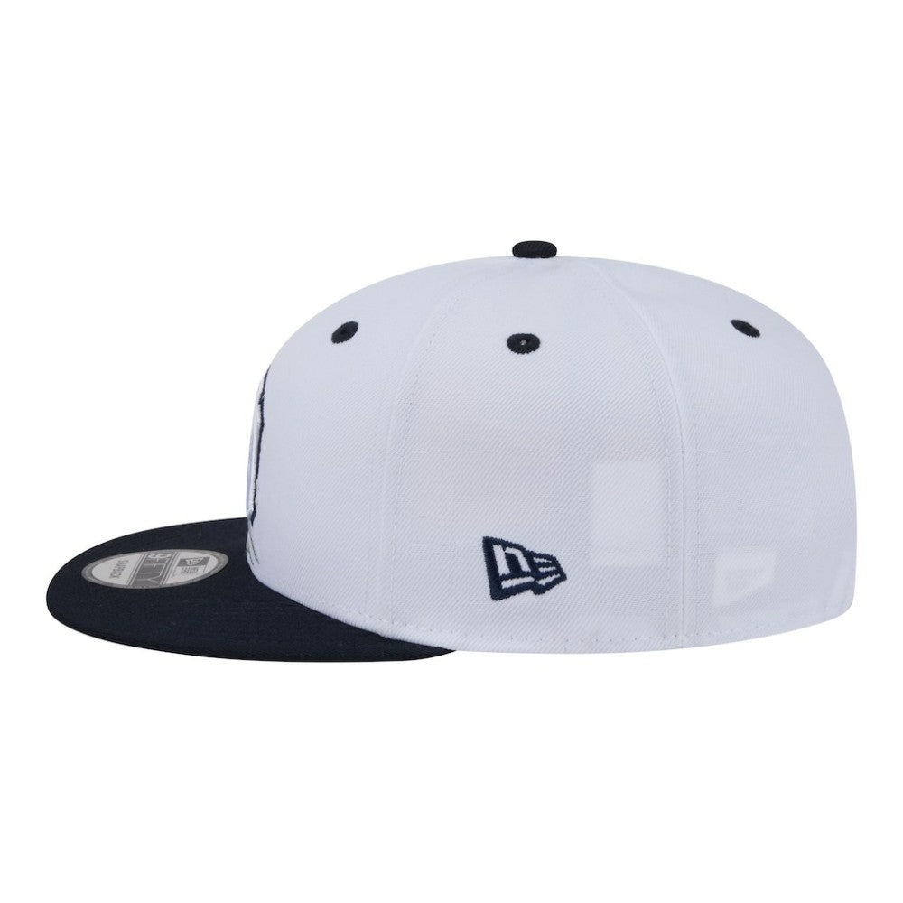New York Yankees 9FIFTY Snapback Hat White/Navy
