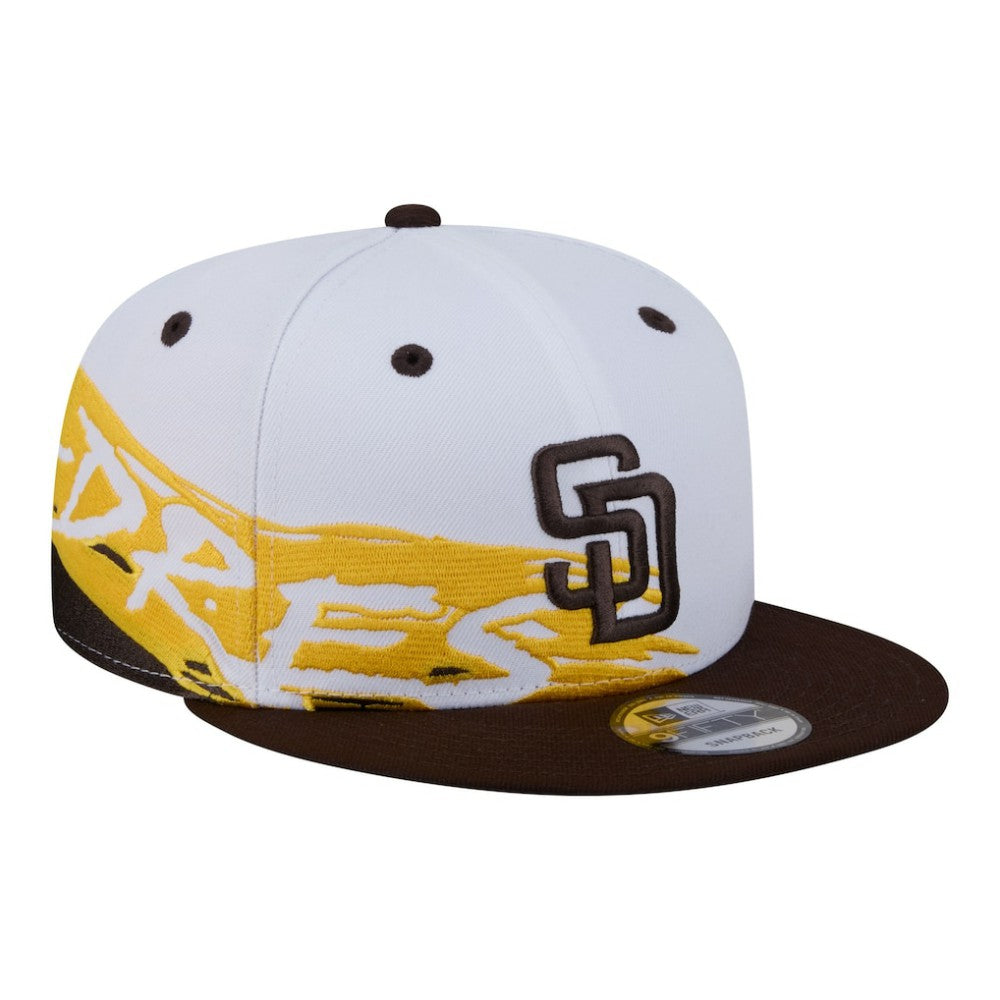 San Diego Padres 9FIFTY Snapback Hat White/Brown