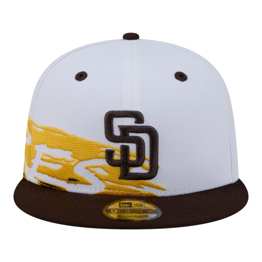 San Diego Padres 9FIFTY Snapback Hat White/Brown