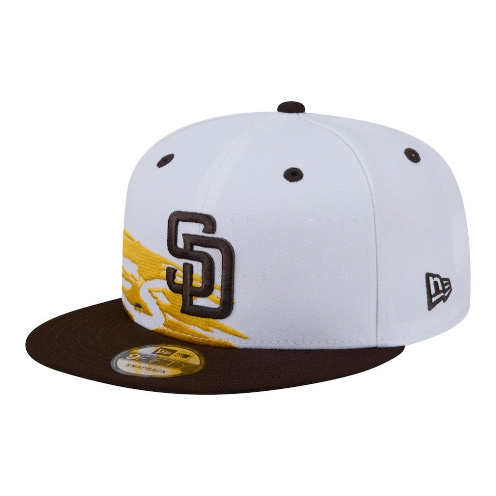 San Diego Padres 9FIFTY Snapback Hat White/Brown