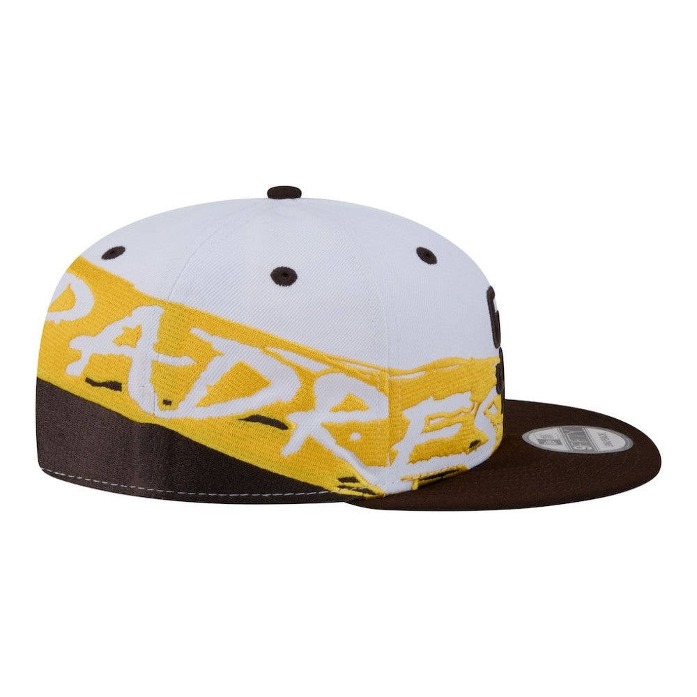 San Diego Padres 9FIFTY Snapback Hat White/Brown