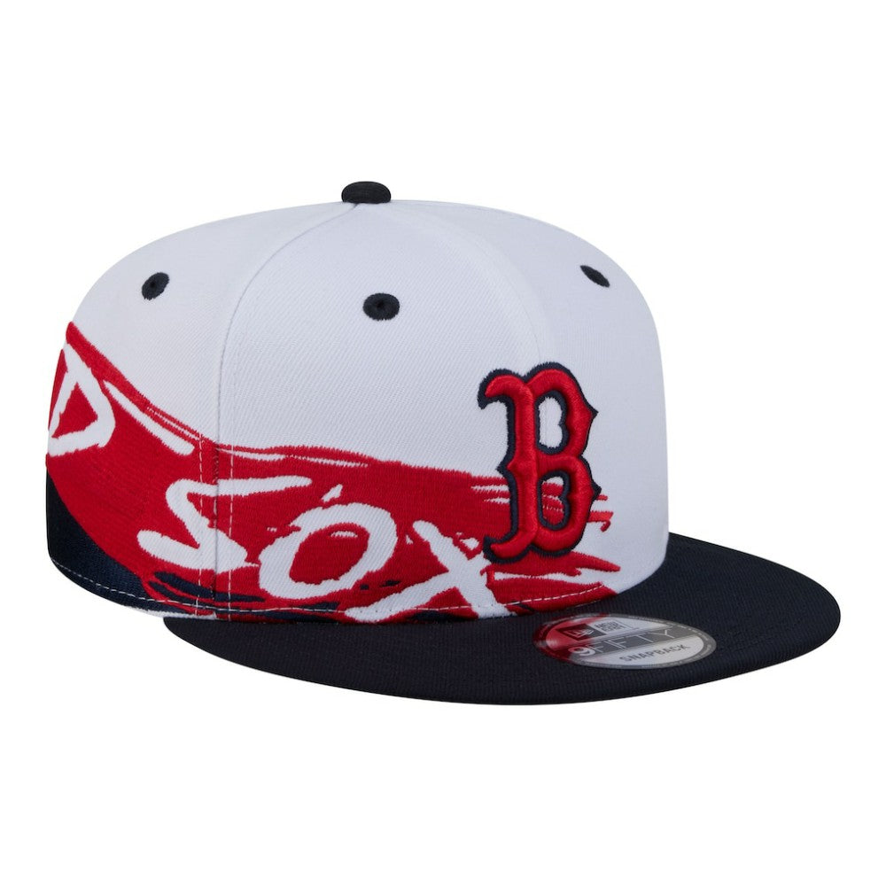 Boston Red Sox 9FIFTY Snapback Hat White/Navy