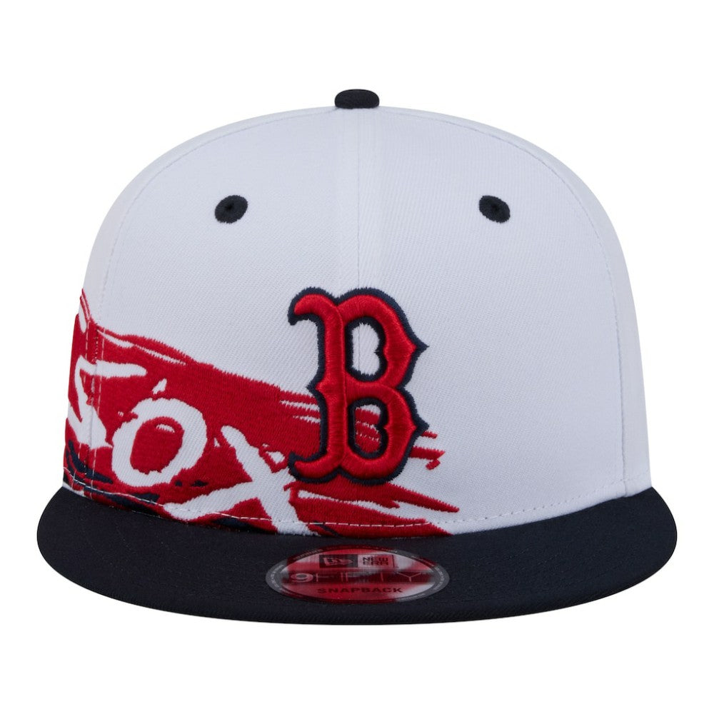 Boston Red Sox 9FIFTY Snapback Hat White/Navy