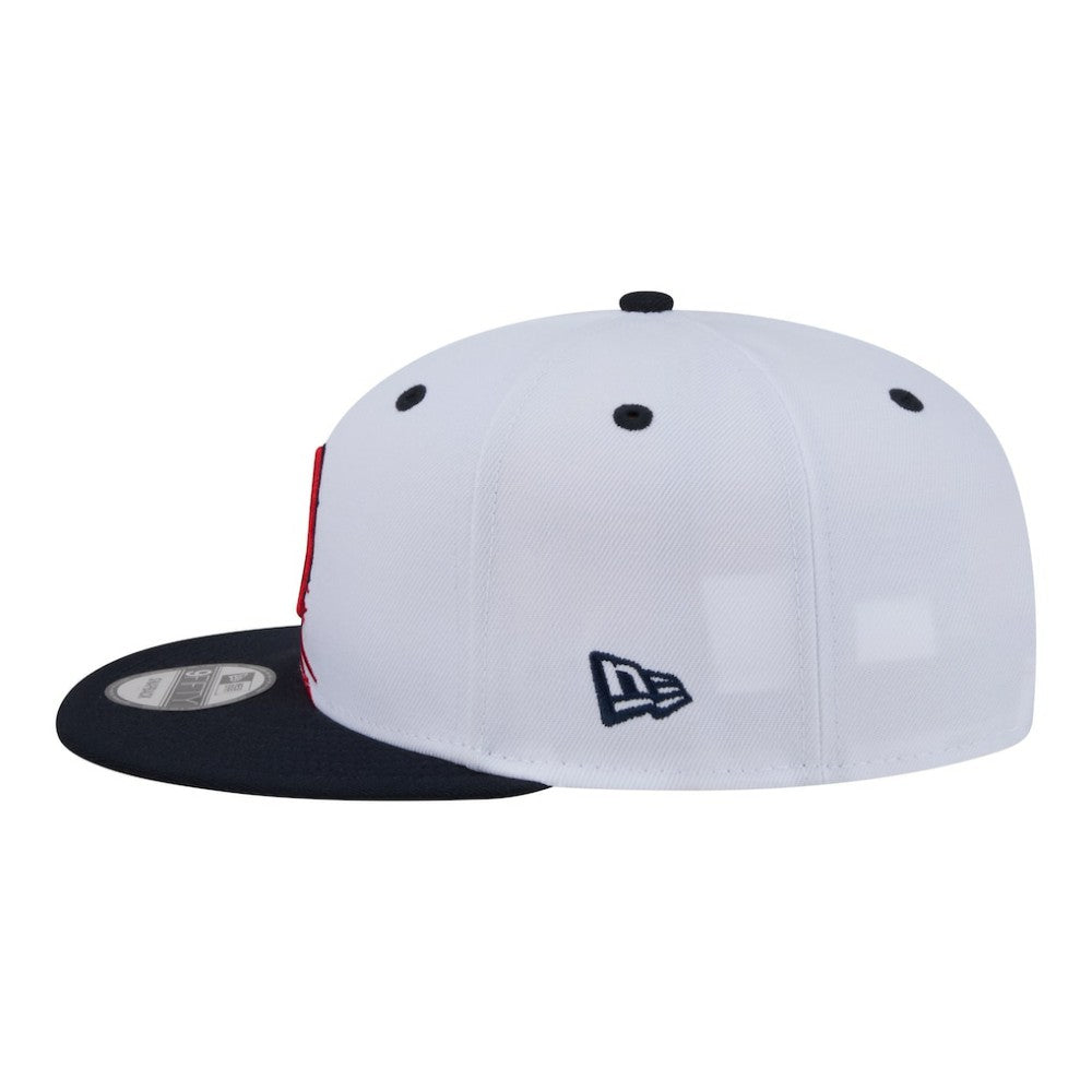Boston Red Sox 9FIFTY Snapback Hat White/Navy