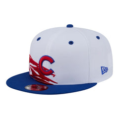 Chicago Cubs 9FIFTY Snapback Hat White/Royal