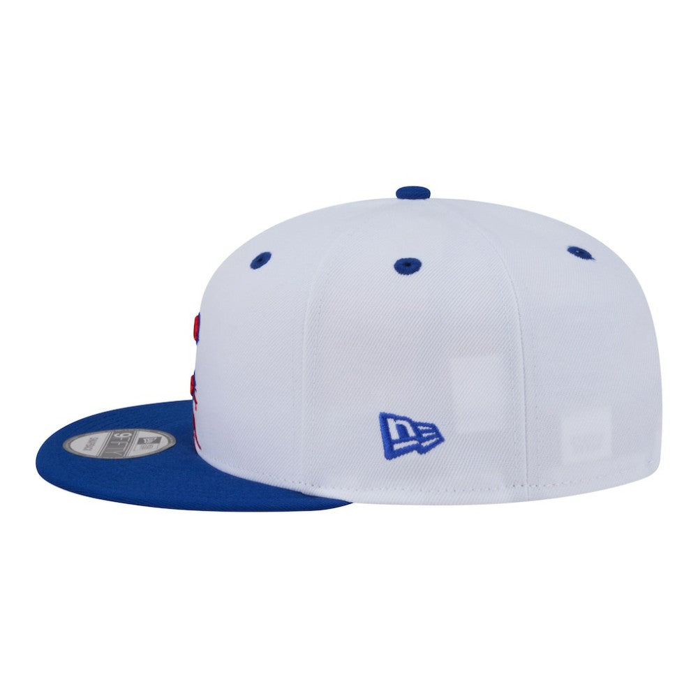 Chicago Cubs 9FIFTY Snapback Hat White/Royal