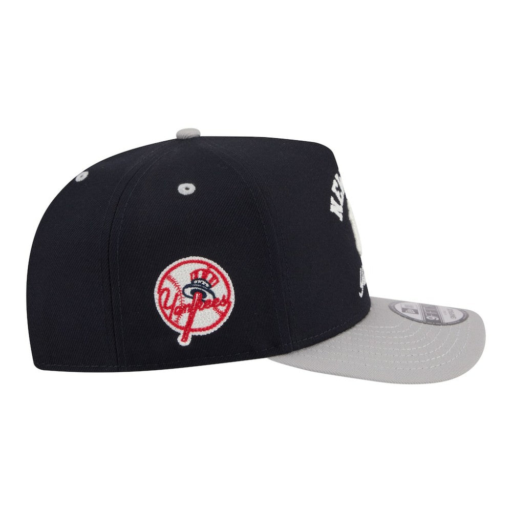 New York Yankees Arched A-Frame 9FIFTY Adjustable Hat Navy