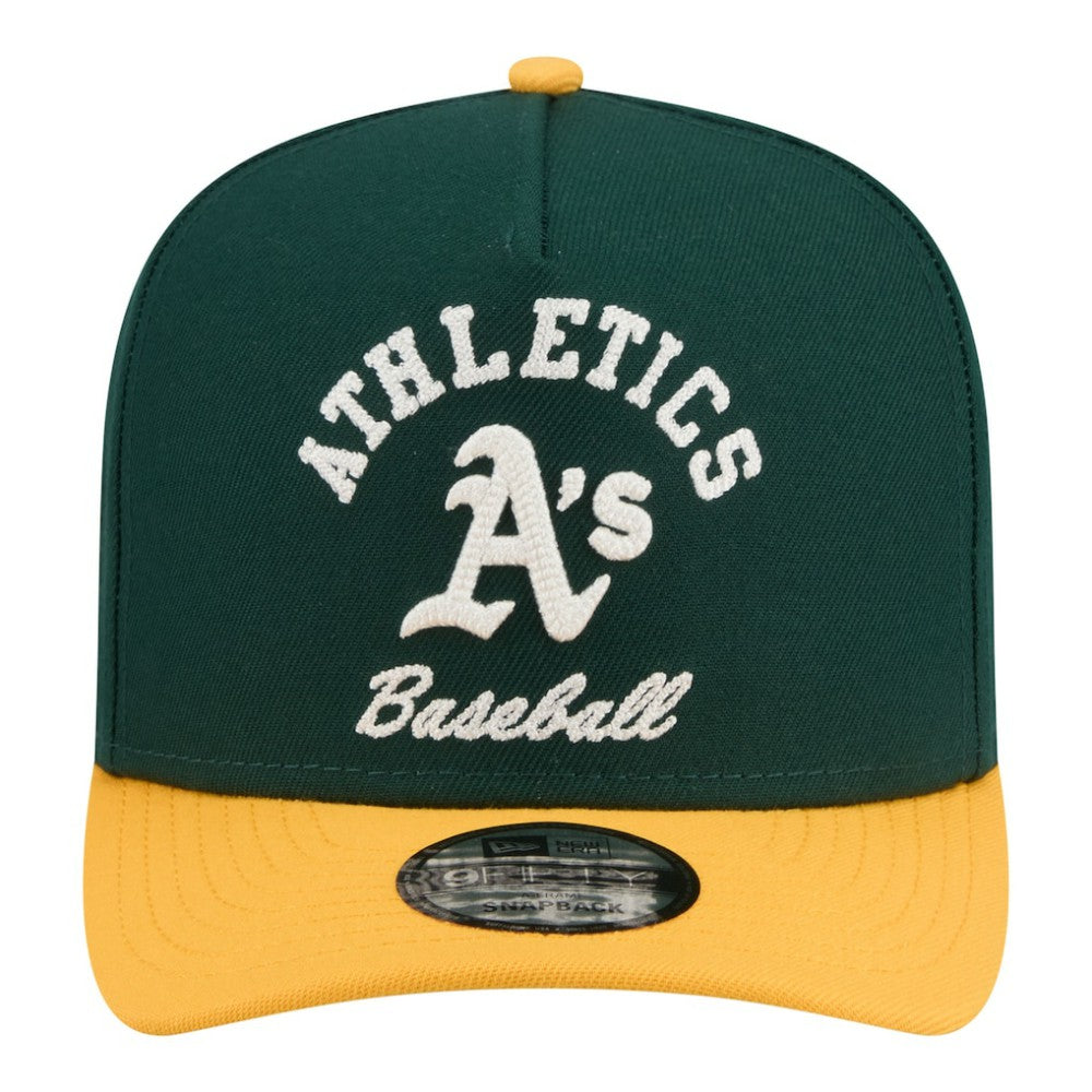 Athletics Arched A-Frame 9FIFTY Adjustable Hat Green