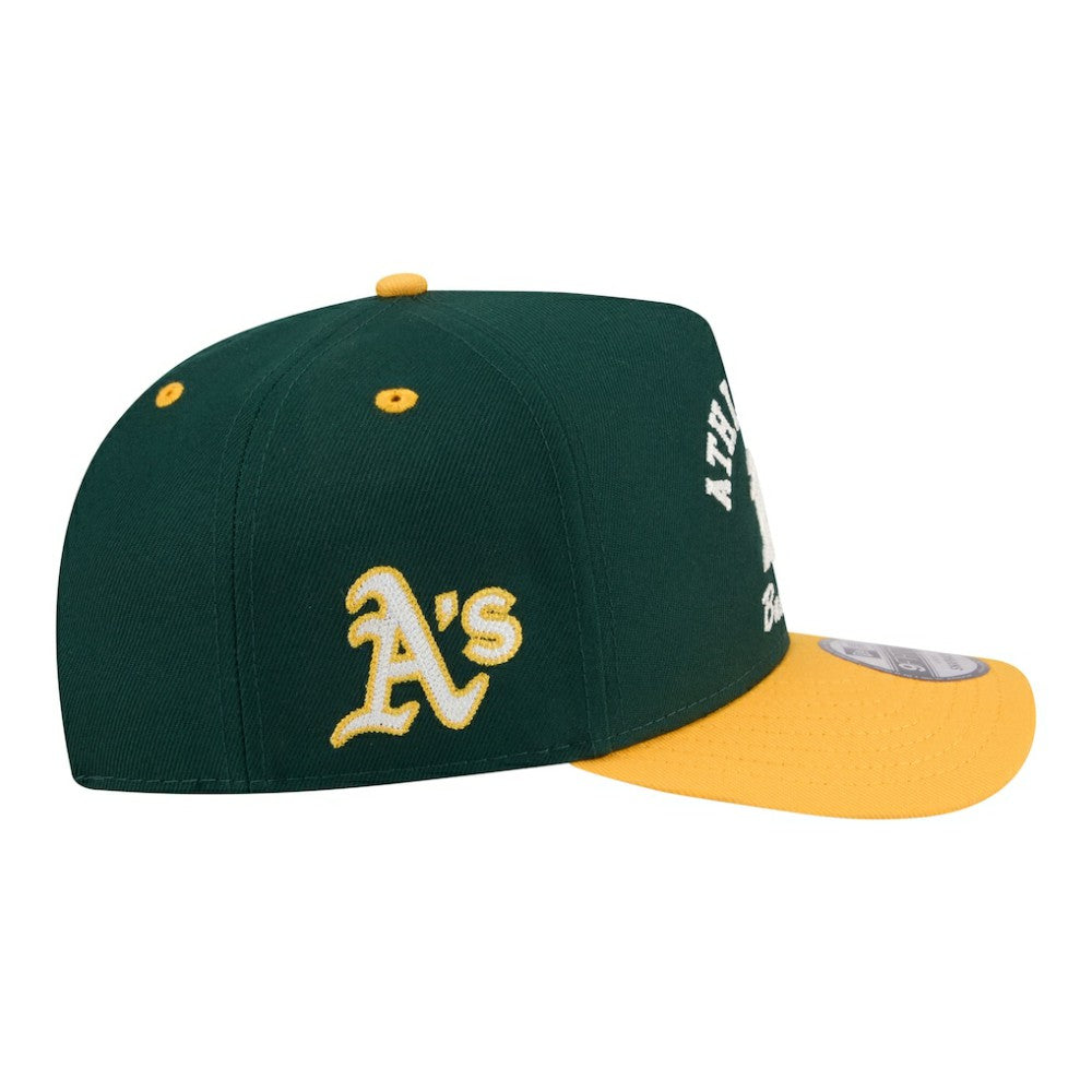 Athletics Arched A-Frame 9FIFTY Adjustable Hat Green