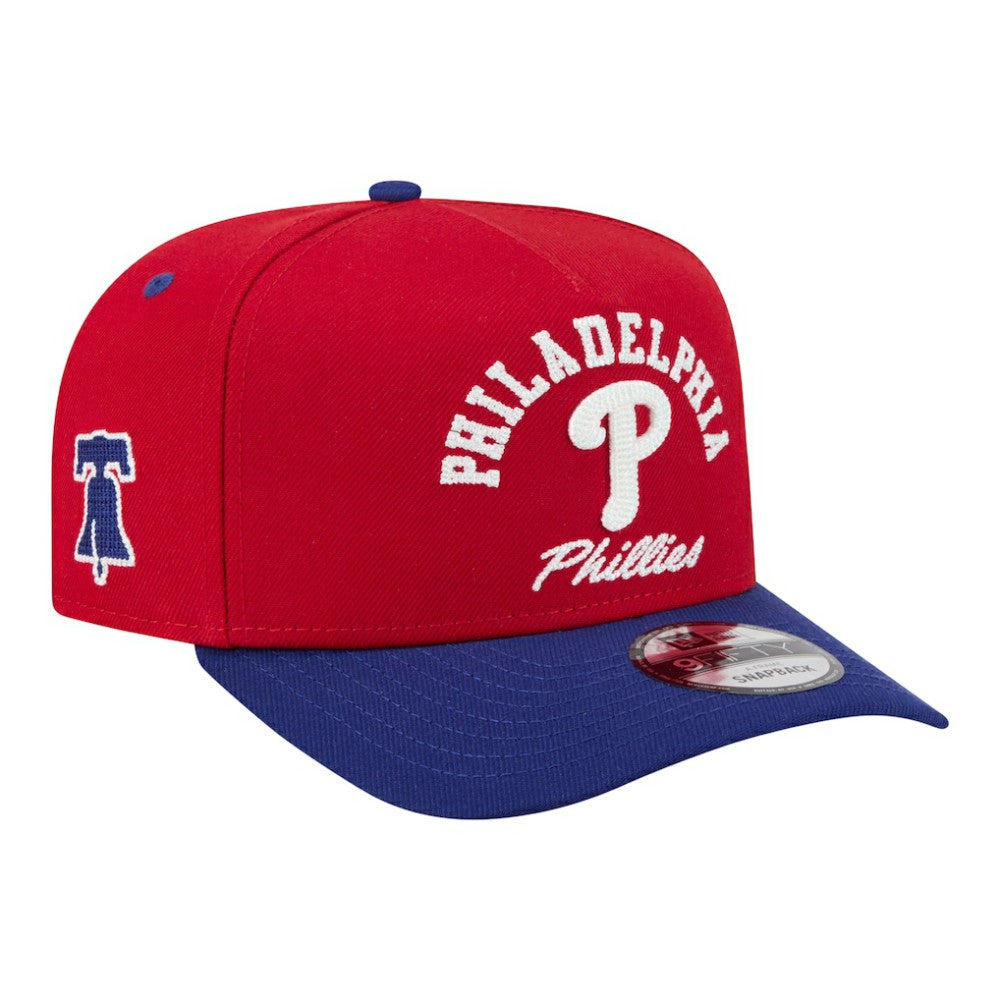 Philadelphia Phillies Arched A-Frame 9FIFTY Adjustable Hat Red/Royal