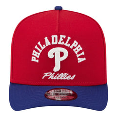 Philadelphia Phillies Arched A-Frame 9FIFTY Adjustable Hat Red/Royal