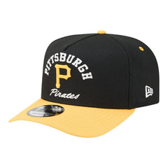 Pittsburgh Pirates Arched A-Frame 9FIFTY Adjustable Hat Black/Gold