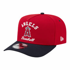 Los Angeles Angels Arched A-Frame 9FIFTY Adjustable Hat Red/Navy