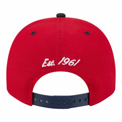 Los Angeles Angels Arched A-Frame 9FIFTY Adjustable Hat Red/Navy