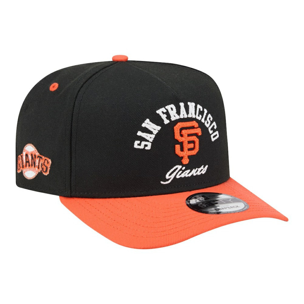 San Francisco Giants Arched A-Frame 9FIFTY Adjustable Hat Black/Orange
