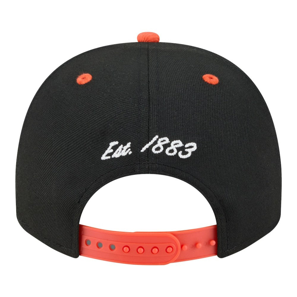 San Francisco Giants Arched A-Frame 9FIFTY Adjustable Hat Black/Orange
