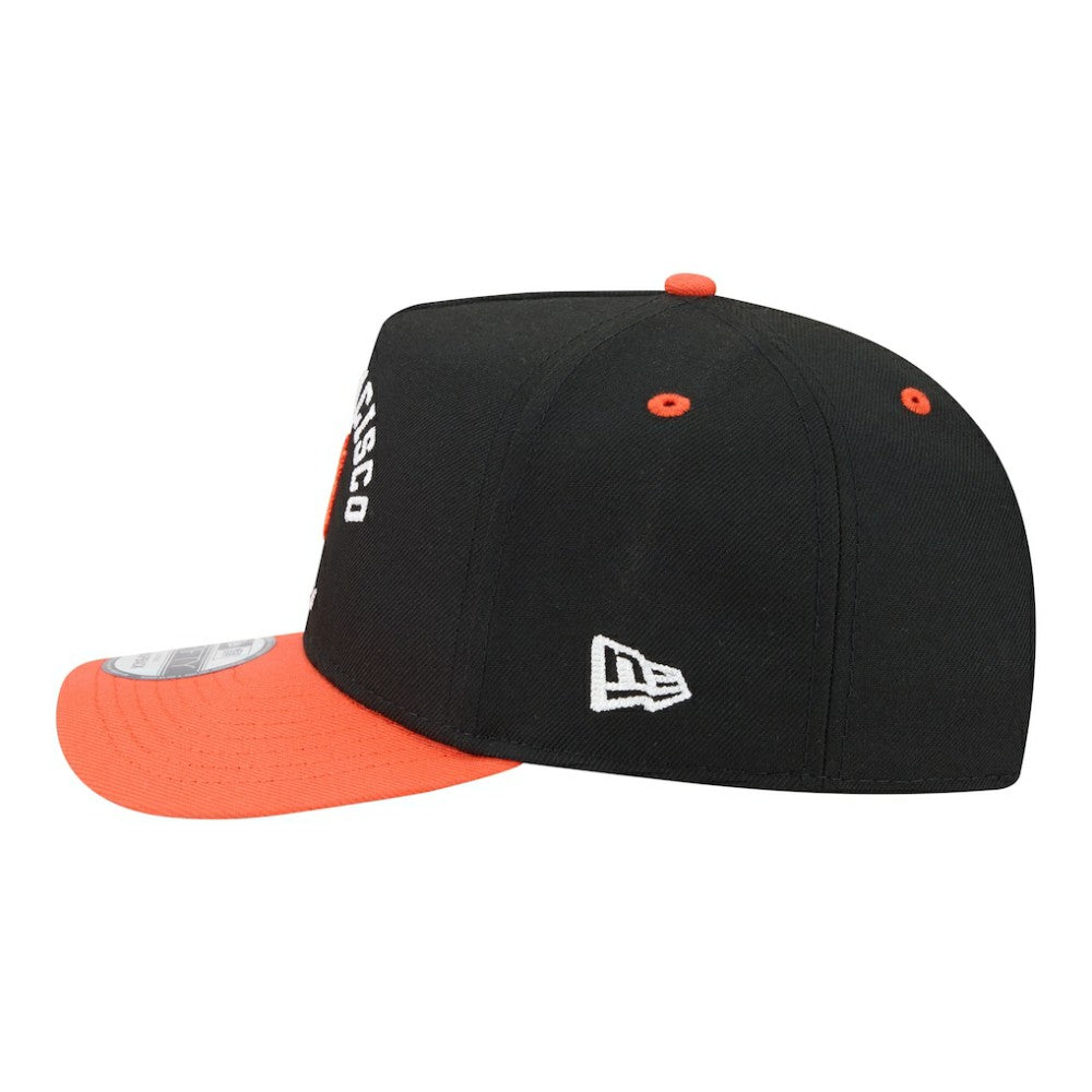 San Francisco Giants Arched A-Frame 9FIFTY Adjustable Hat Black/Orange