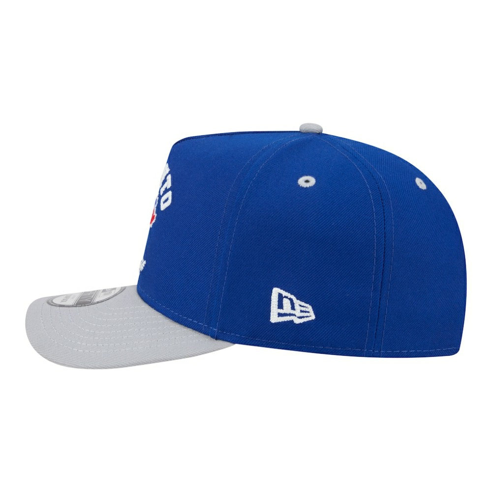 Toronto Blue Jays Arched A-Frame 9FIFTY Adjustable Hat Royal/Gray