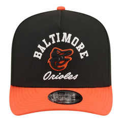Baltimore Orioles Arched A-Frame 9FIFTY Adjustable Hat Black/Orange
