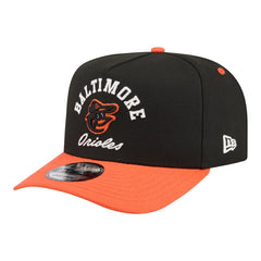 Baltimore Orioles Arched A-Frame 9FIFTY Adjustable Hat Black/Orange