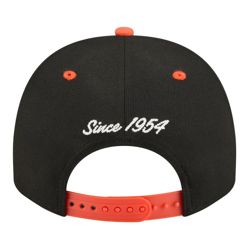 Baltimore Orioles Arched A-Frame 9FIFTY Adjustable Hat Black/Orange