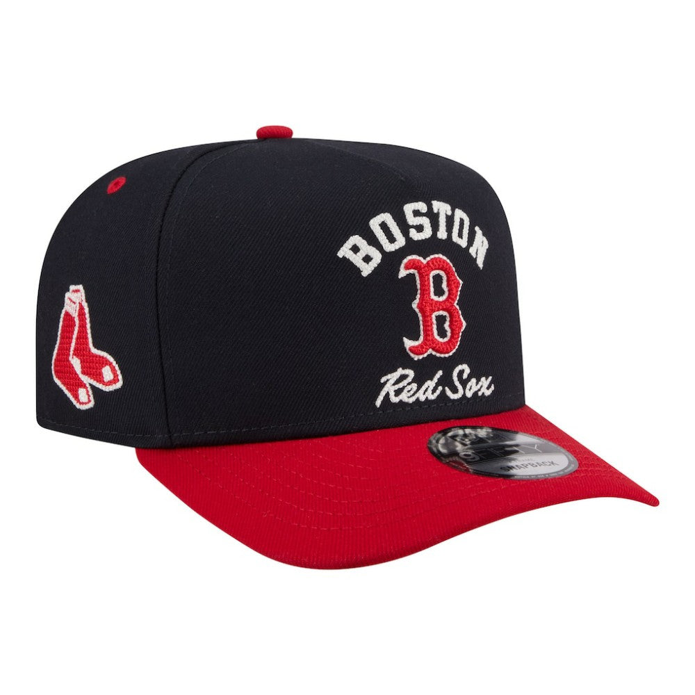 Boston Red Sox Arched A-Frame 9FIFTY Adjustable Hat Navy/Red