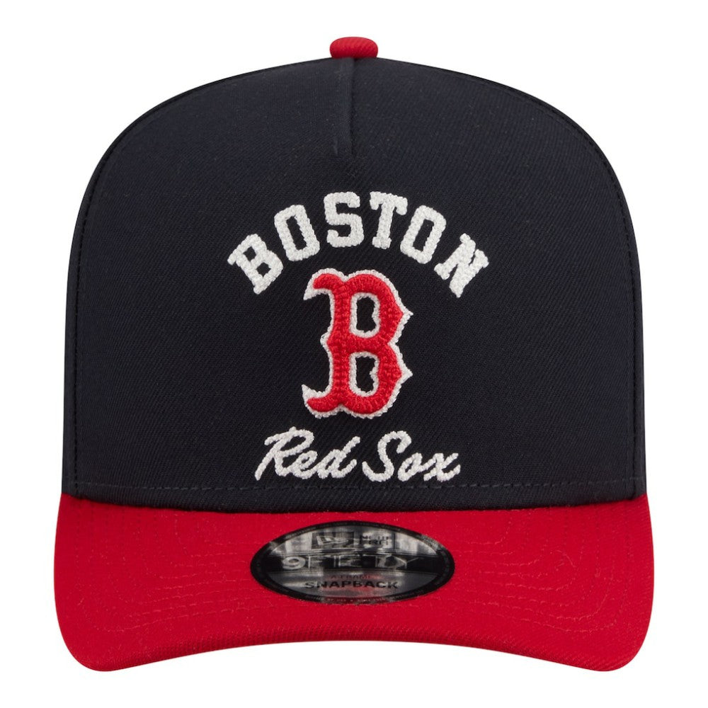 Boston Red Sox Arched A-Frame 9FIFTY Adjustable Hat Navy/Red