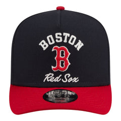 Boston Red Sox Arched A-Frame 9FIFTY Adjustable Hat Navy/Red