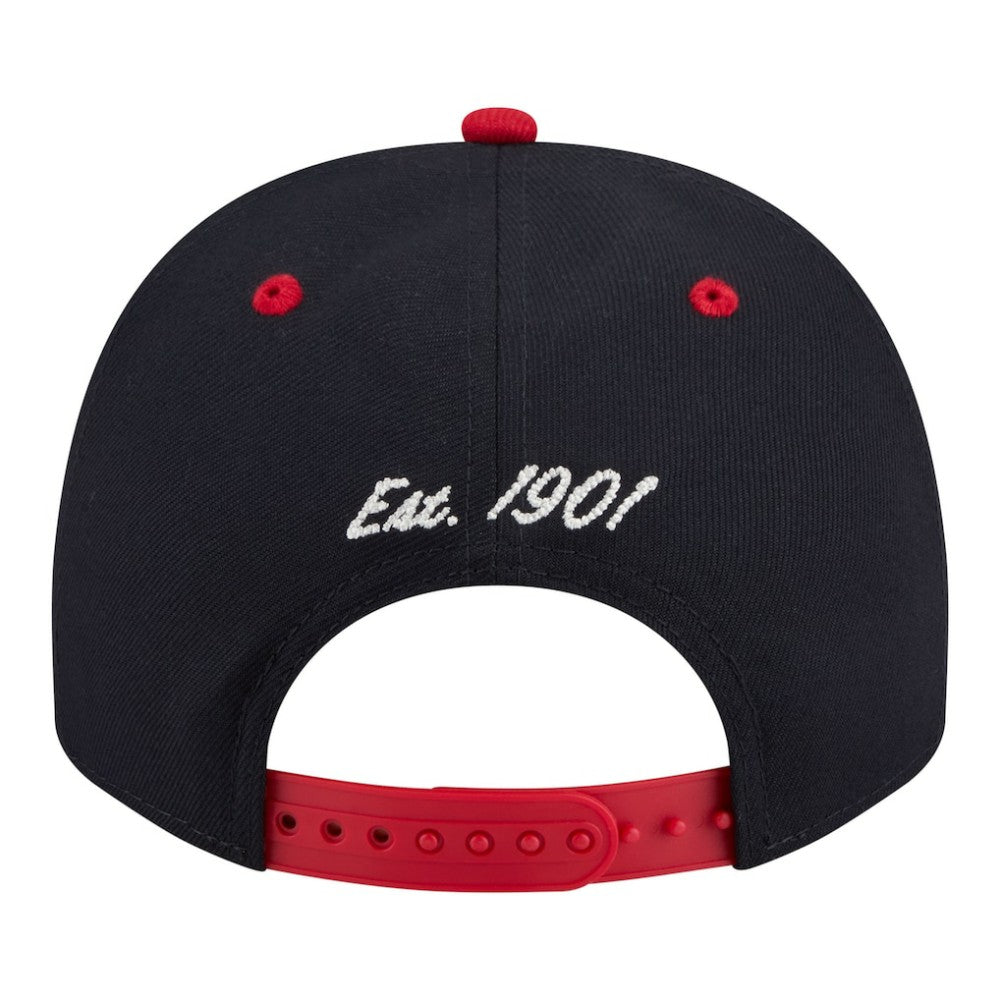 Boston Red Sox Arched A-Frame 9FIFTY Adjustable Hat Navy/Red