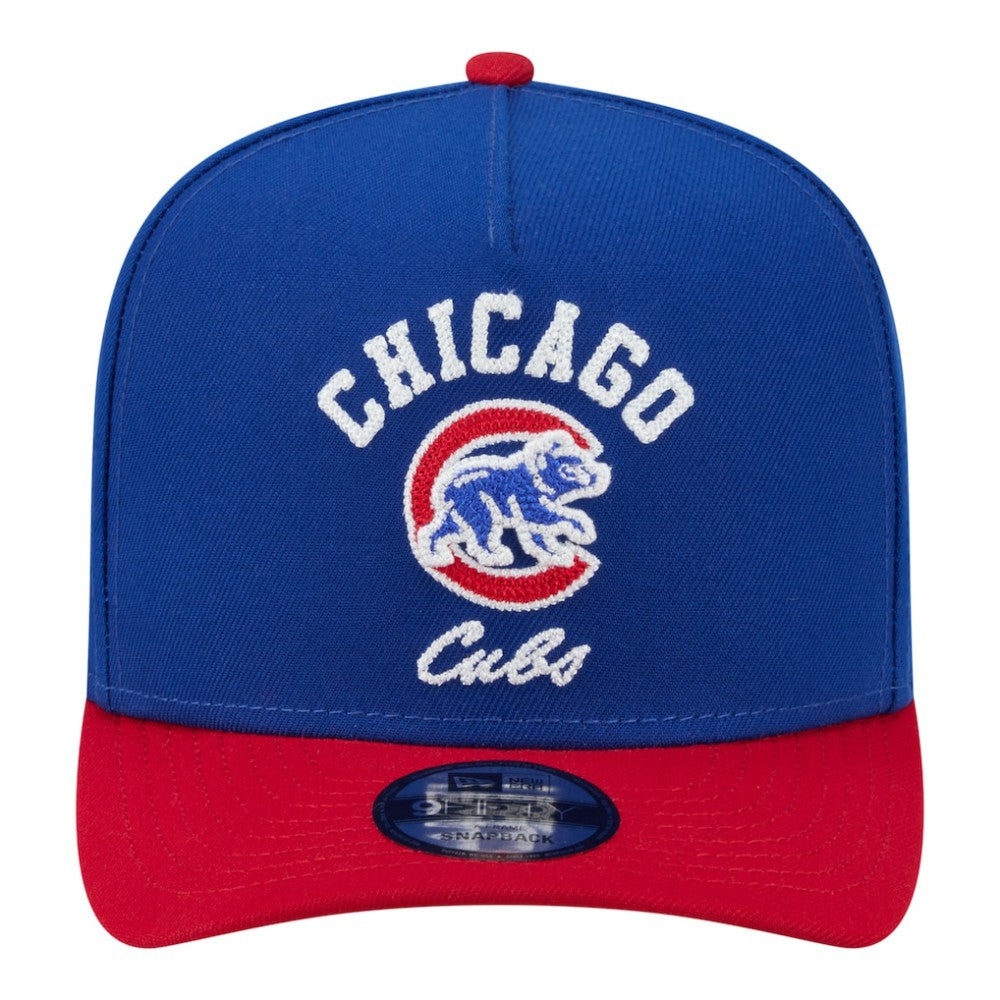 Chicago Cubs Arched A-Frame 9FIFTY Adjustable Hat Royal/Red