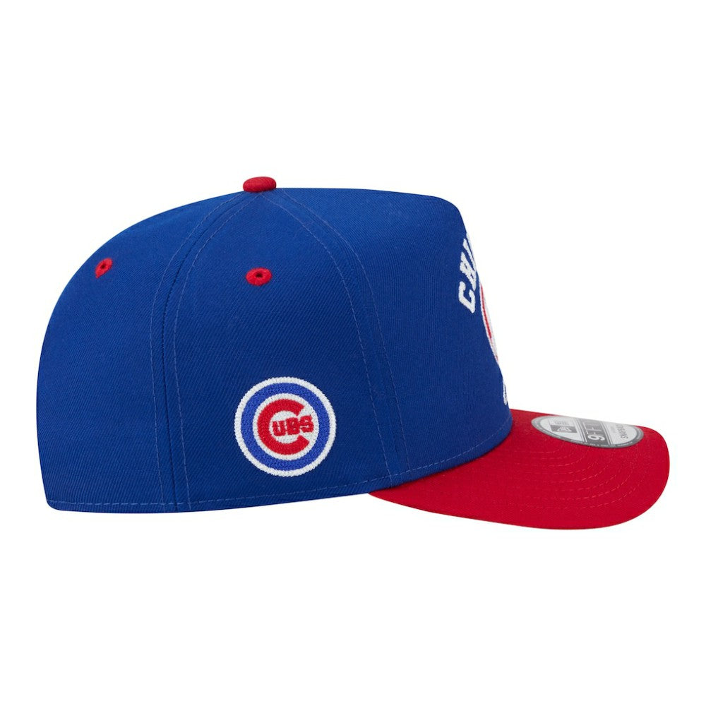 Chicago Cubs Arched A-Frame 9FIFTY Adjustable Hat Royal/Red