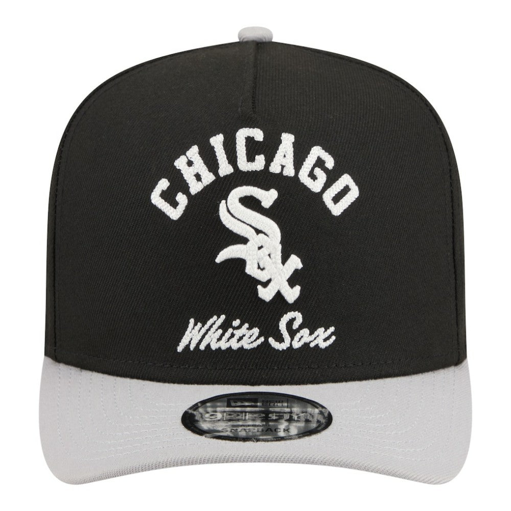 Chicago White Sox Arched A-Frame 9FIFTY Adjustable Hat Black