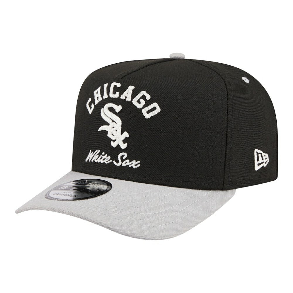 Chicago White Sox Arched A-Frame 9FIFTY Adjustable Hat Black