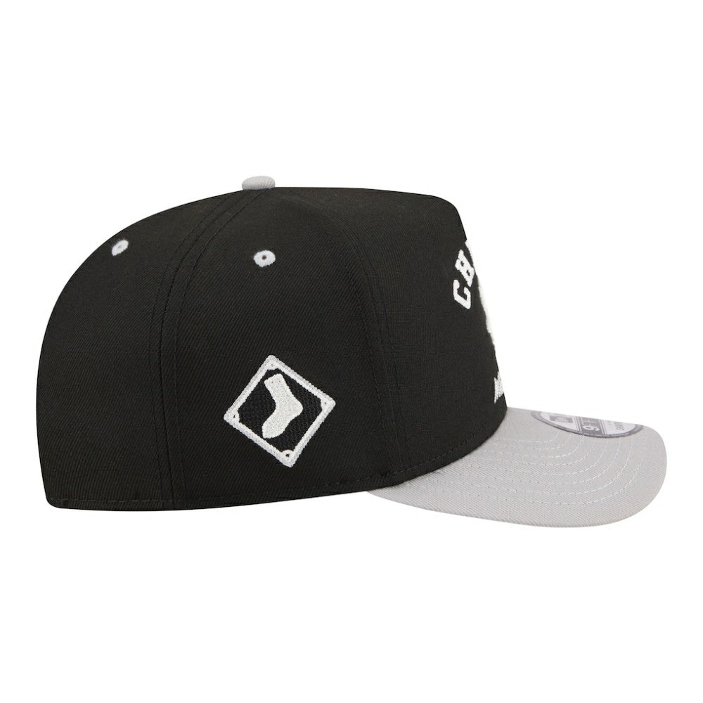 Chicago White Sox Arched A-Frame 9FIFTY Adjustable Hat Black