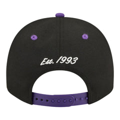 Colorado Rockies Arched A-Frame 9FIFTY Adjustable Hat Black/Purple