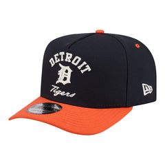 Detroit Tigers Arched A-Frame 9FIFTY Adjustable Hat Navy/Orange