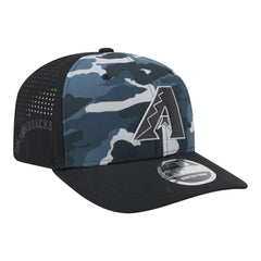 Arizona Diamondbacks Tonal Camo 9SEVENTY Stretch-Snap Hat Black