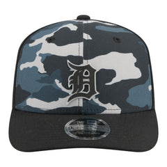 Detroit Tigers Tonal Camo 9SEVENTY Stretch-Snap Hat Black