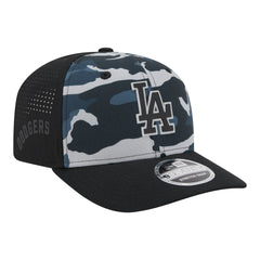 Los Angeles Dodgers Tonal Camo 9SEVENTY Stretch-Snap Hat Black
